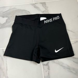 Nike Pro Spandex Shorts Black Size Medium